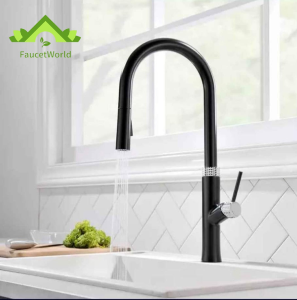 Pull Out Kitchen Faucet Multi Color