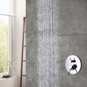 Round 2-Functions Rainfall Shower System Valve Included