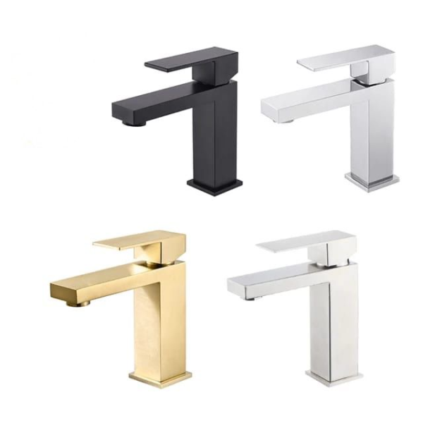 Square Single Hole Bathroom Faucets