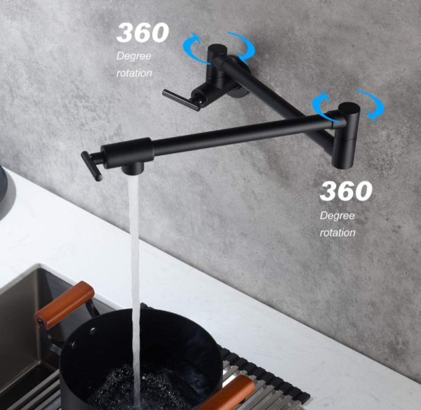 Pot Filler Foldable Wall Mounted