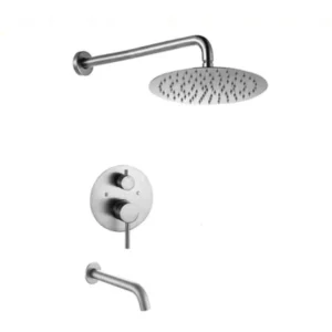 Round 2-Functions Rainfall Shower System Valve Included