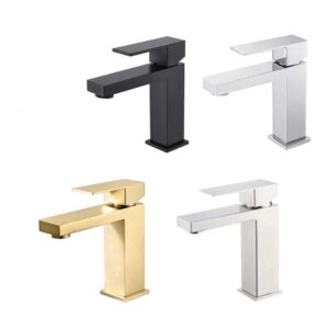 Vanity Faucets 4 colors Square Design