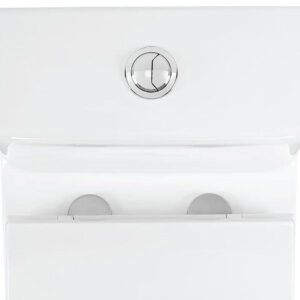 ALPS-KW-88008 , One-Piece Gloss White Dual Flush Toilet.